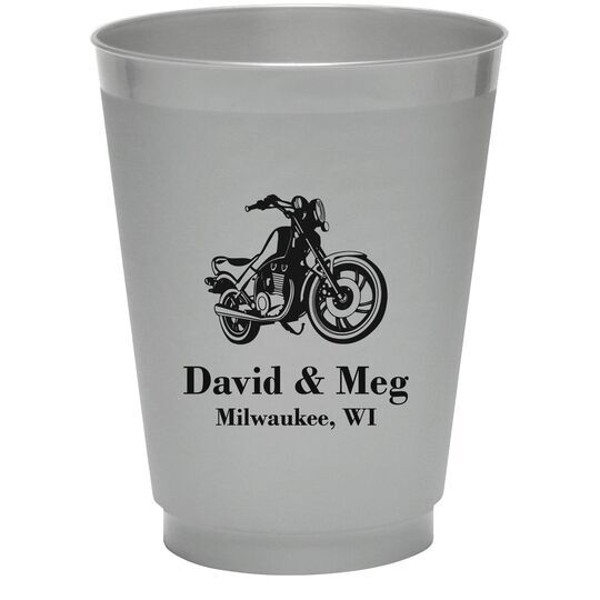 Motorcycle Colored Shatterproof Cups